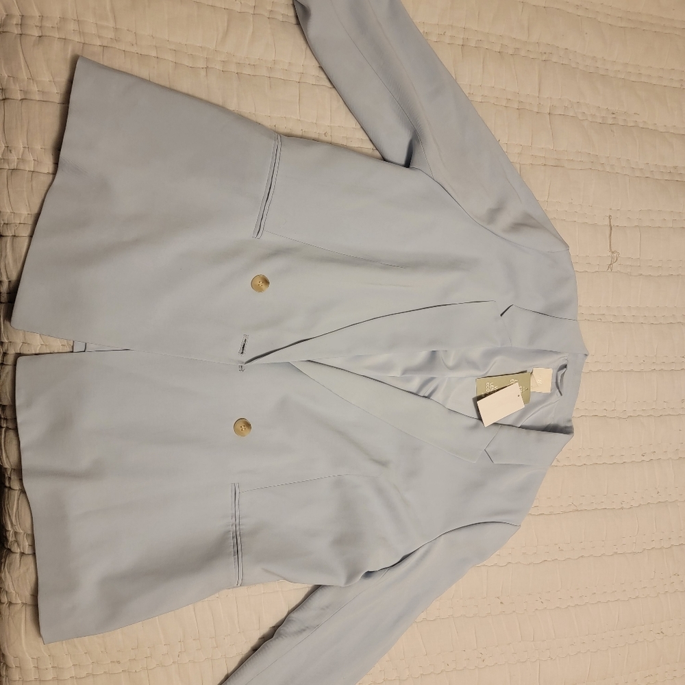 Oversized baby blue blazer